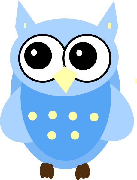 456x599 Owl Clip Art Black And White Blue Baby Owl Clip Art Owls