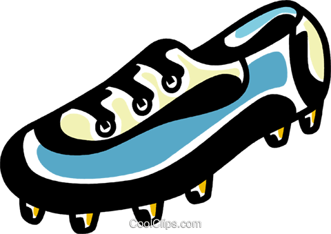 480x339 Soccer Cleats Royalty Free Vector Clip Art Illustration Vc069308
