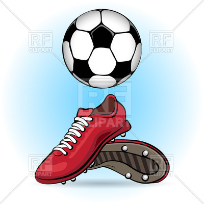 400x400 Sporting Shoes And Soccer Ball