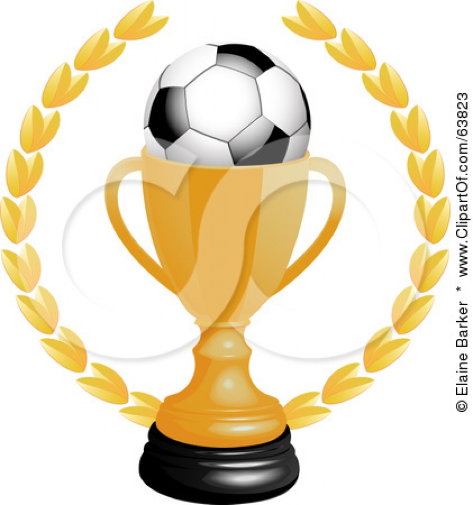958x1024 Soccer Trophy Clipart