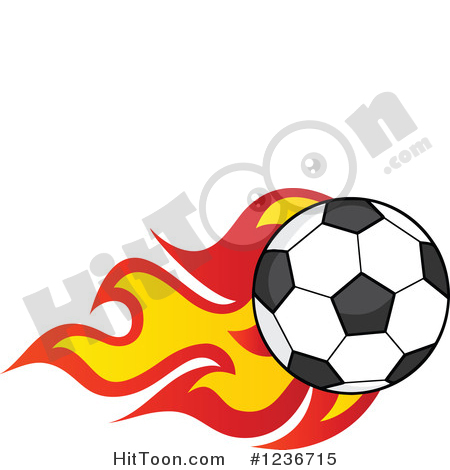 450x470 Clip Art Ball Flames Soccer Clipart 1236715 Flying With By Hit