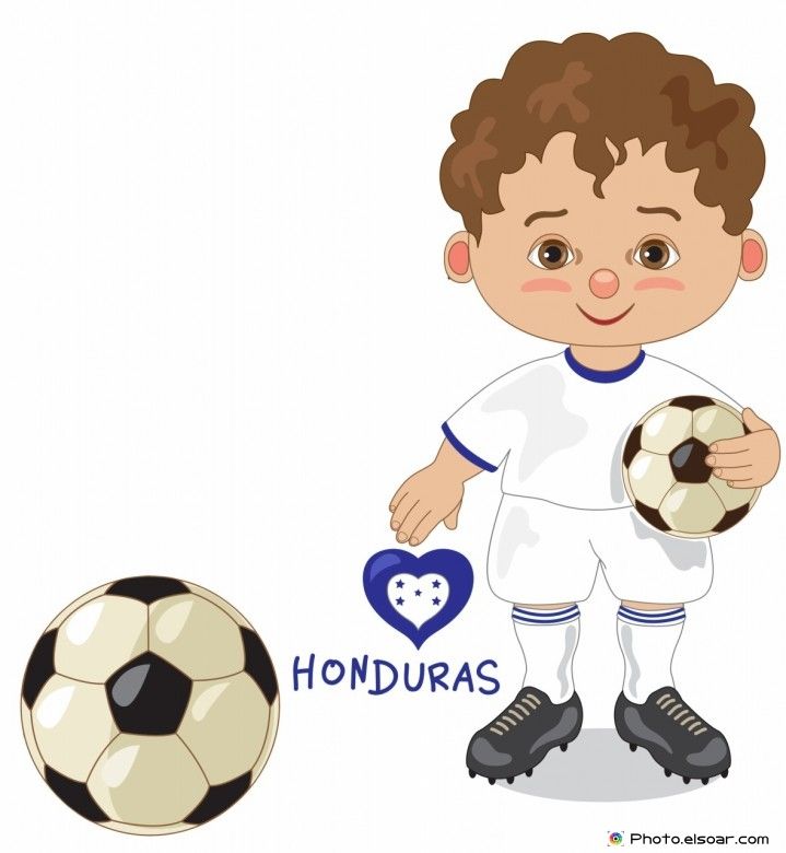 719x780 Honduras National Jersey, Cartoon Soccer Player Kids Clip Art