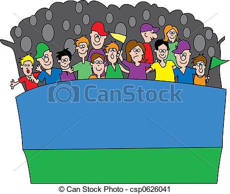 450x380 Audience Clipart Soccer Stadium