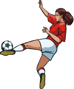 250x300 Free Female Soccer Player Vector Clip Art Image From Free Clip Art