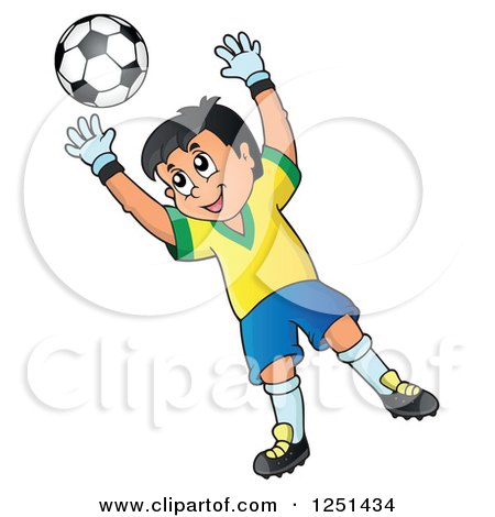 450x470 Royalty Free (Rf) Soccer Goalie Clipart, Illustrations, Vector