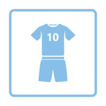 150x150 Soccer Uniform Icon On White Background Royalty Free Vector Clip