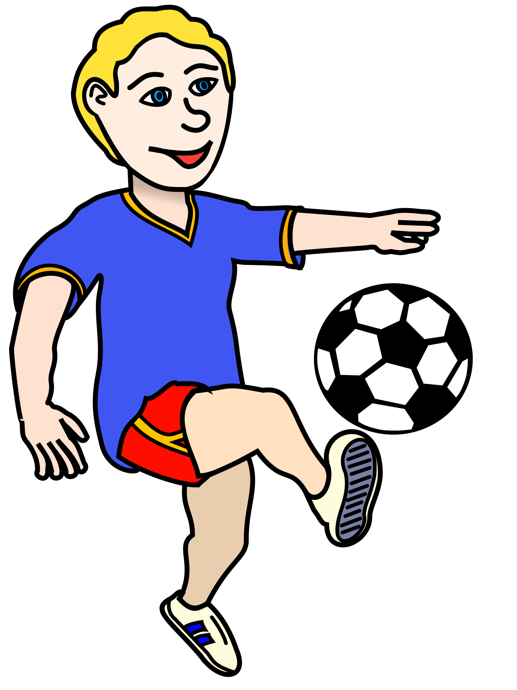 1800x2400 Fashionable Ideas Soccer Player Clipart Clip Art Panda Free Images