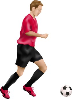 250x343 Clip Art Of A Soccer Player Clipart Panda