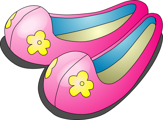 555x409 Shoe Computer Clip Art Stock