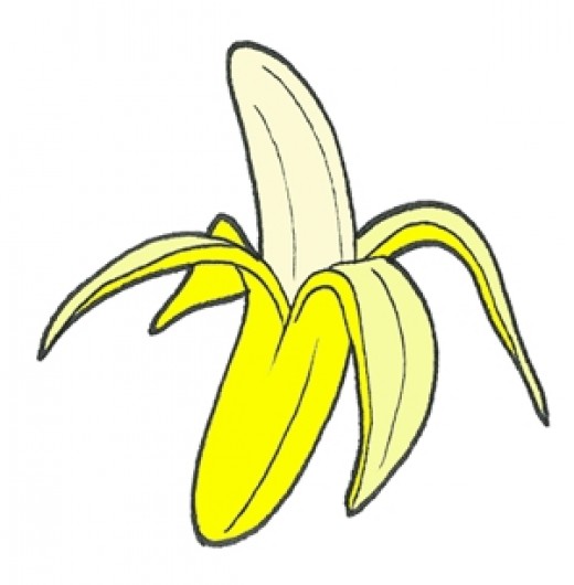 520x530 Clipart Of Banana Peel Garbage Icons Detailed Social Studies