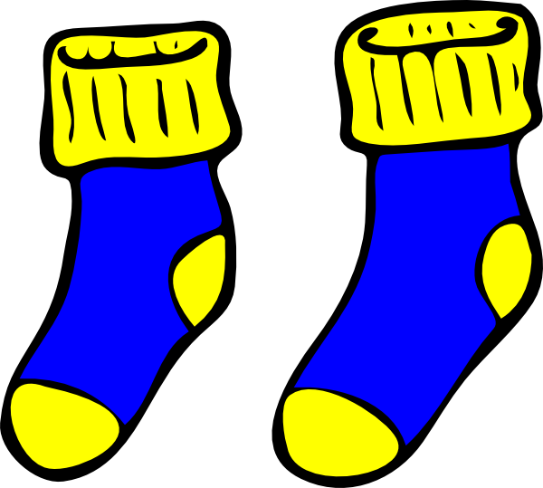 600x539 Clip Art Yellow Socks Clipart