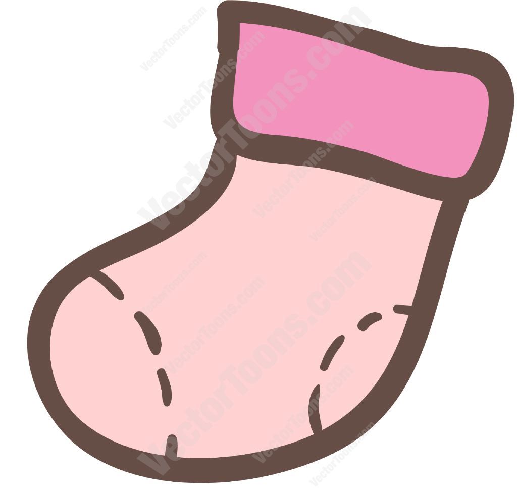 1024x983 Pink Baby Sock