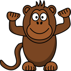 297x300 Monkey Clip Art