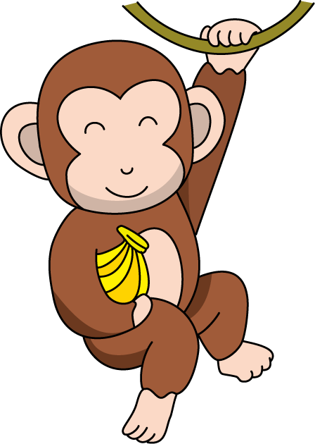 448x630 Monkey Clipart Free Clipart