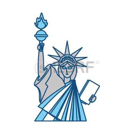 450x450 Drawn Statue Of Liberty Clip Art