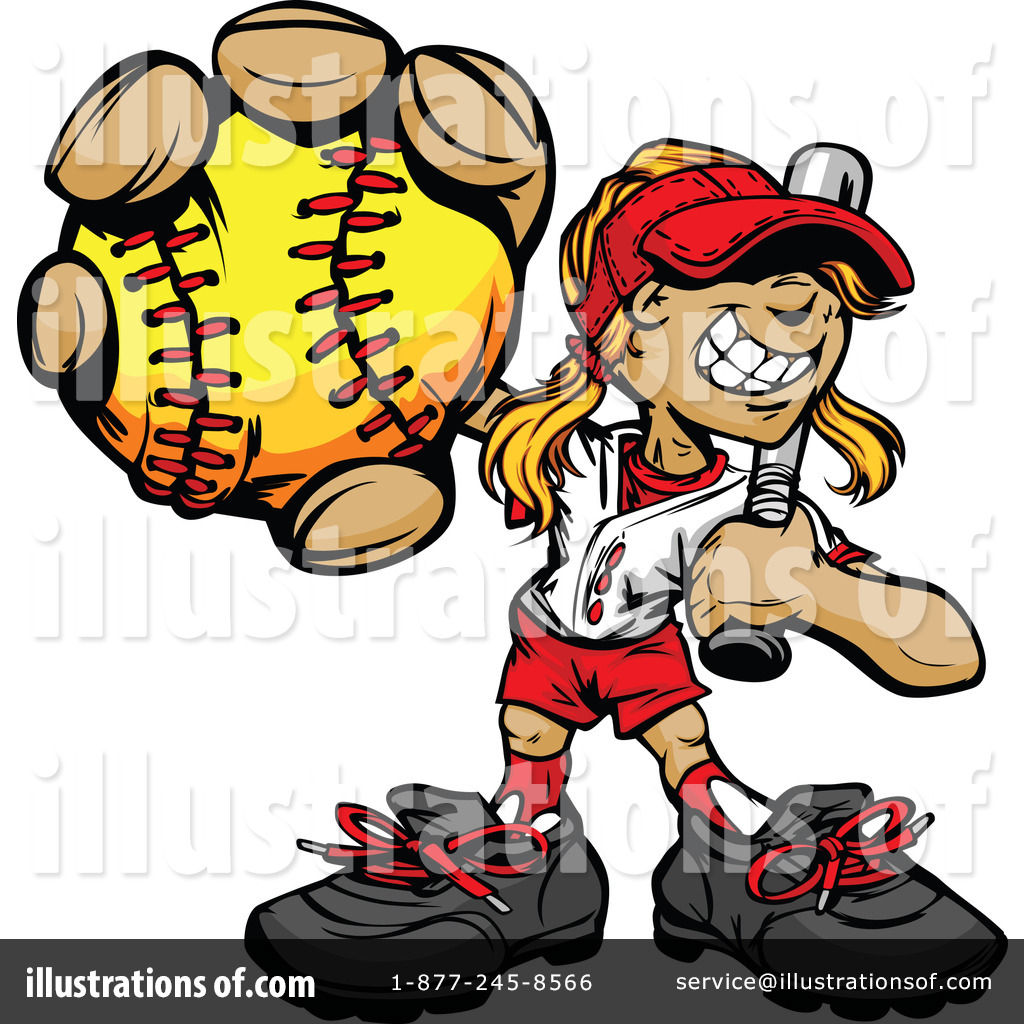 1024x1024 Softball Clipart