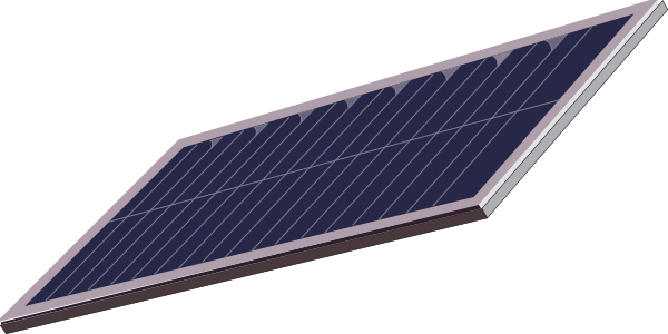 600x300 Solar Panel Clip Art