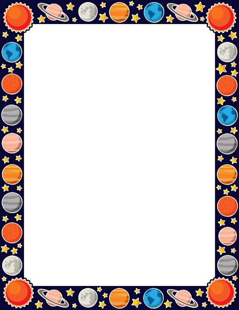 470x608 Collection Of Solar System Border Clipart High Quality, Free