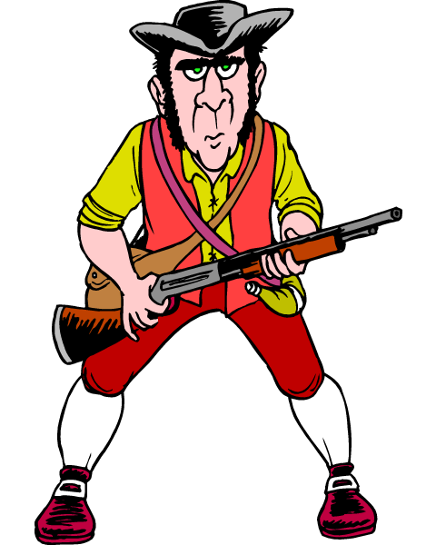 480x600 Soldier Clipart American Colonial