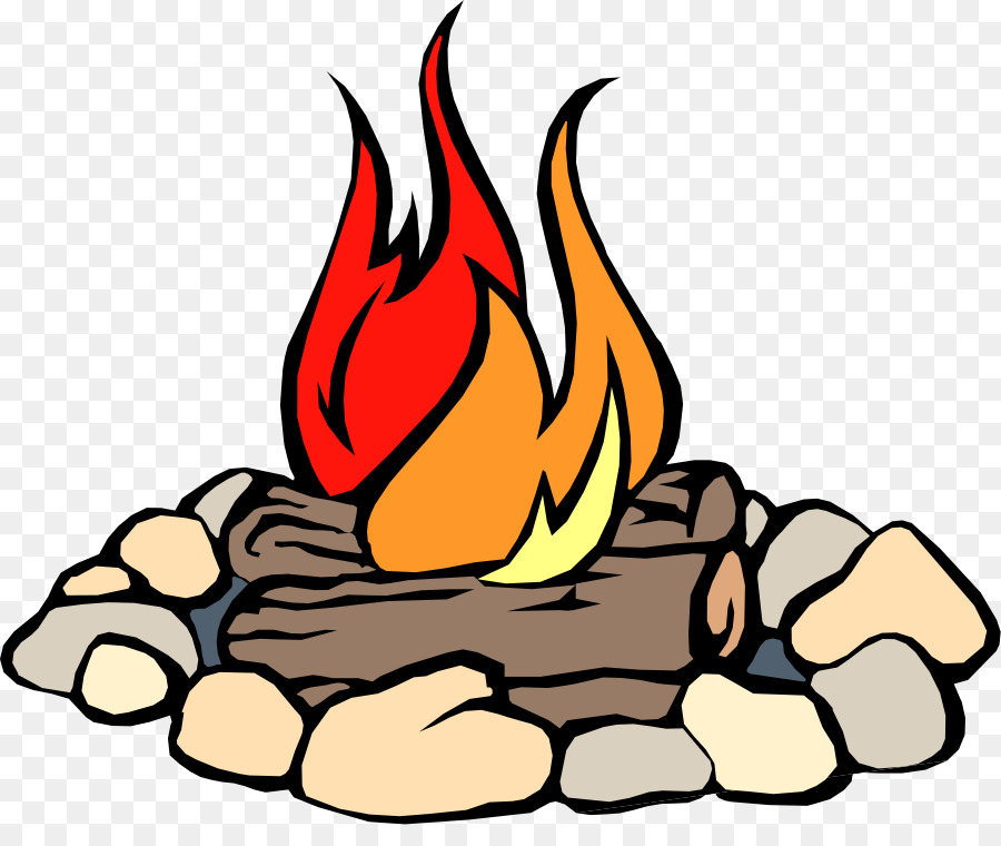 900x760 Campfire Camping Clip Art