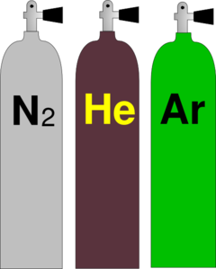 240x299 Gas Cascade Clip Art