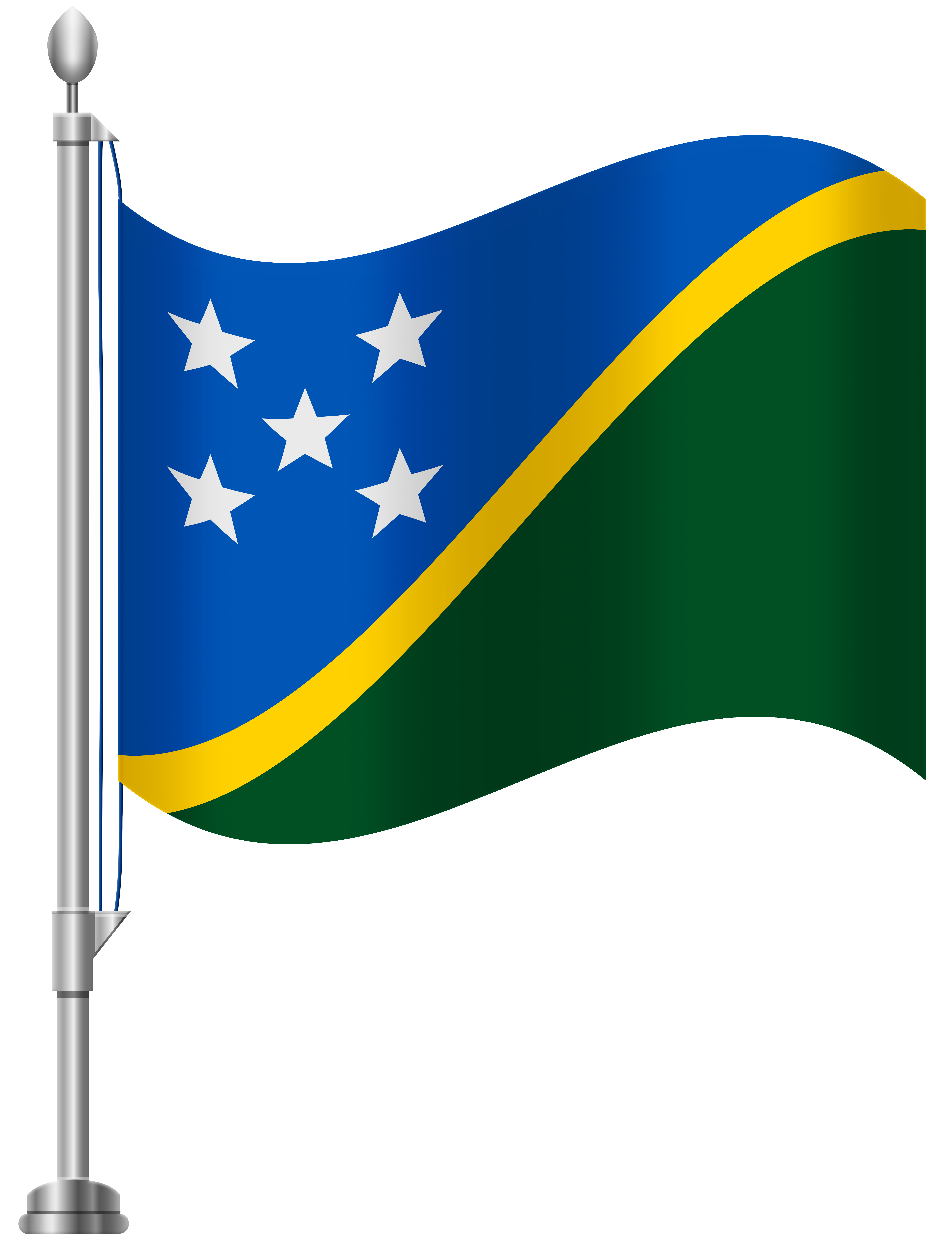 6141x8000 Solomon Islands Flag Png Clip Art