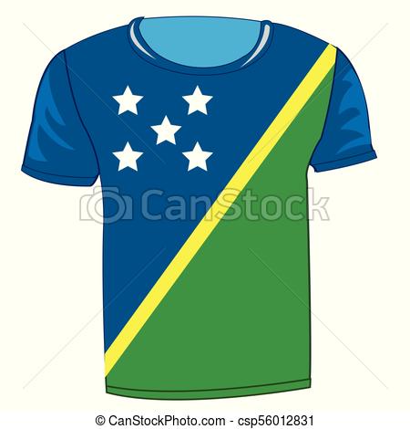 450x470 Cloth Flag Solomon Island On White Background Is Insulated Vectors