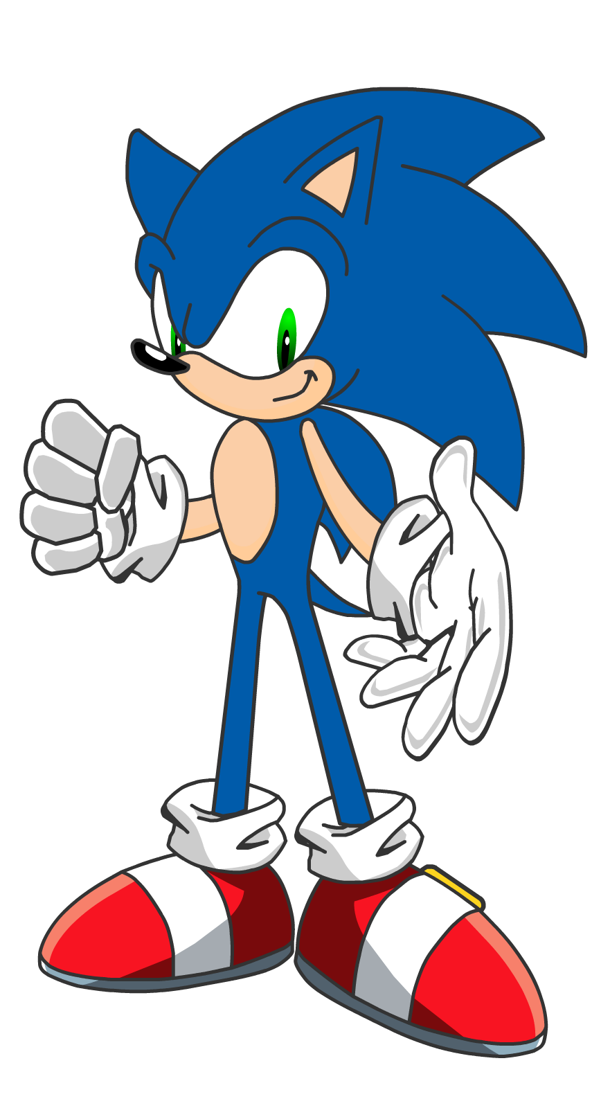 881x1600 Sonic The Hedgehog Vector Art By Fireball Stars