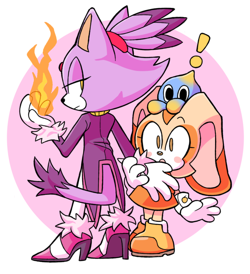 854x935 Blaze Protecting Cream And Cheese Sonic The Hedgehog Know Your
