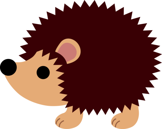 550x437 Hedgehog Clipart