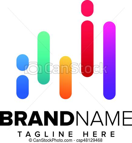 434x470 Music Logo Concept Sound Wave, Audio Technology. An Amazing