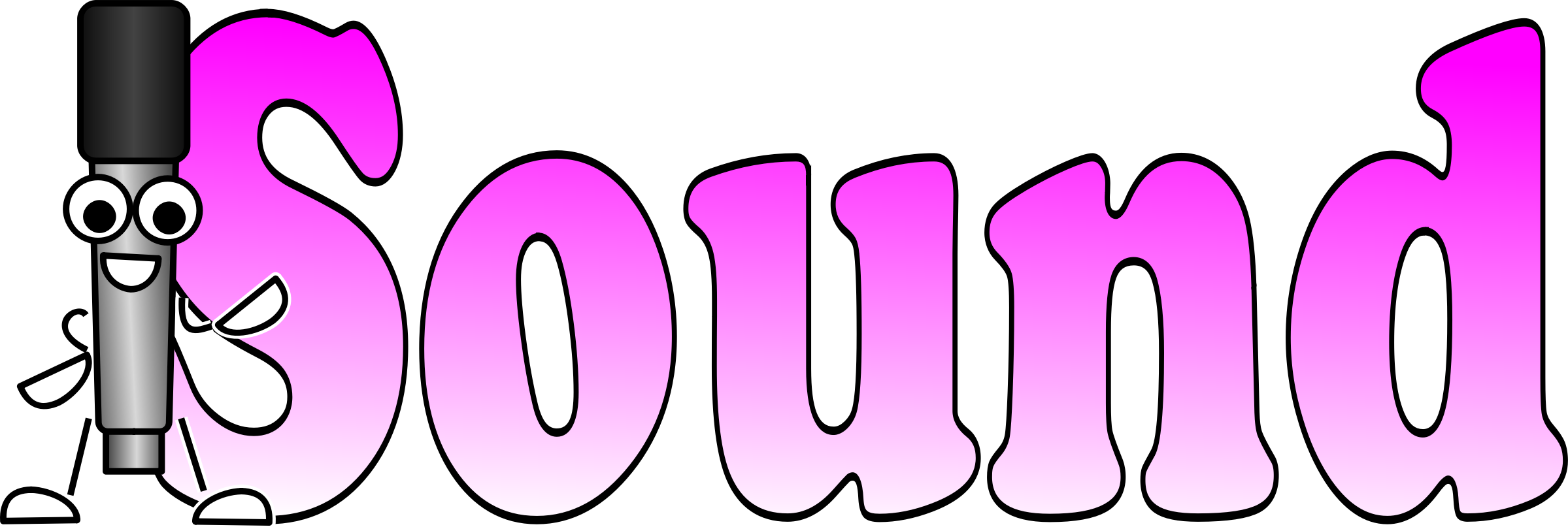 2399x810 Sound Clipart Group