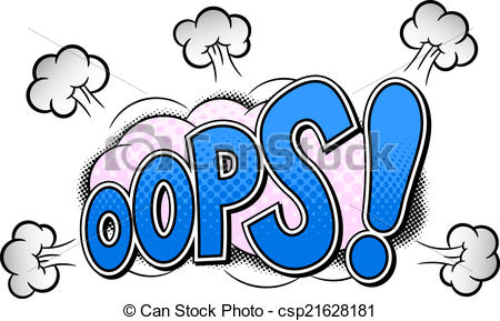 450x289 Vector Illustration Of A Comic Sound Effect Oops Vector