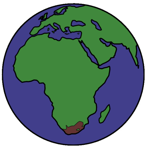 496x500 Earth Clipart Africa