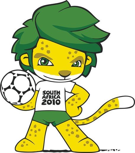 456x518 Free South Africa 2010 World Cup Mascot Zakumi Clipart And Vector