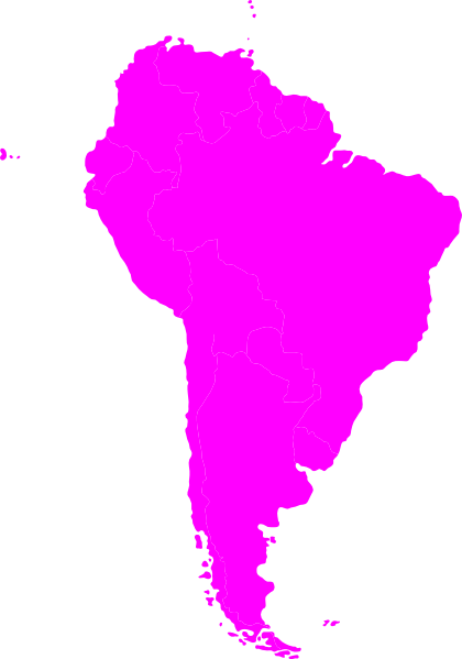 420x599 Montessori South America Continent Map Clip Art