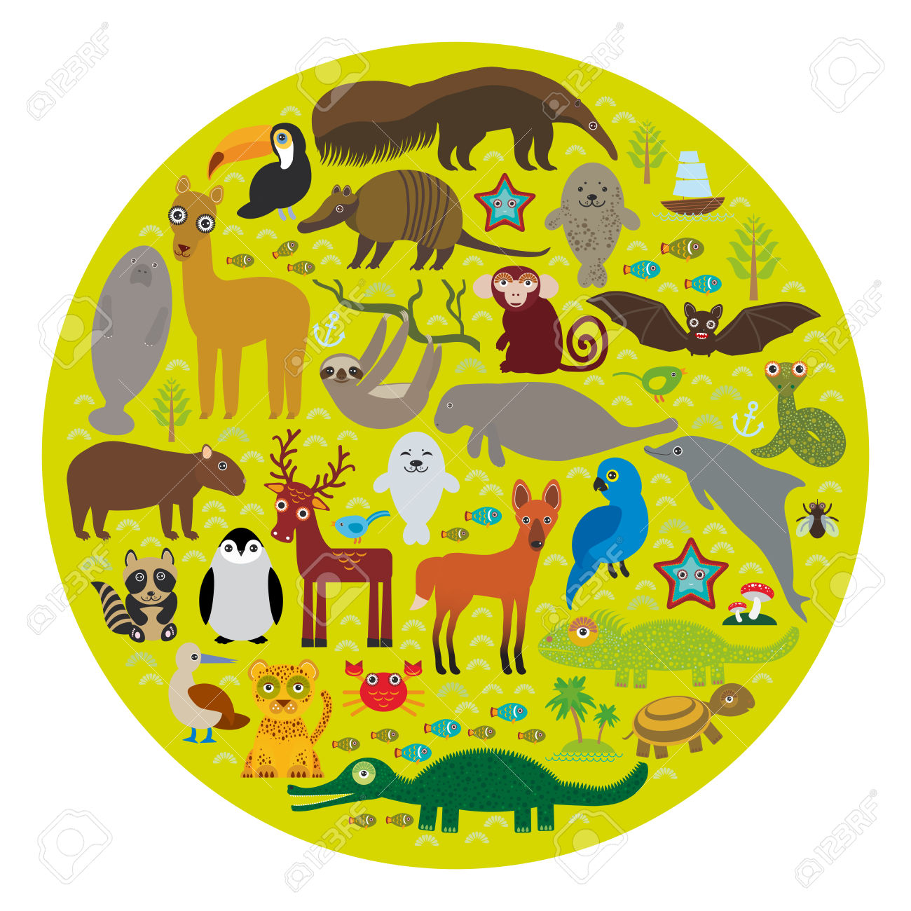 1300x1300 South America Clipart Toucan