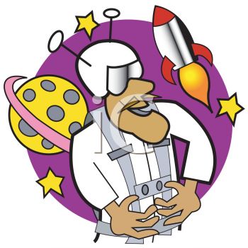 350x350 Space Man Wearing A Space Suit