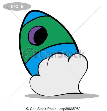 450x470 Space Rocket Isolated On White Background. Space Rocket Clip