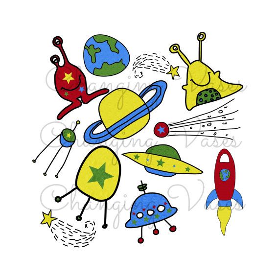 570x570 Outer Space Planets Clipart