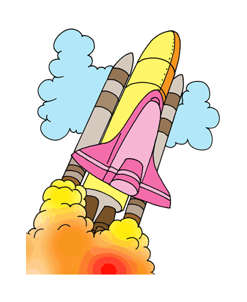 360x440 Space Ship Clip Art