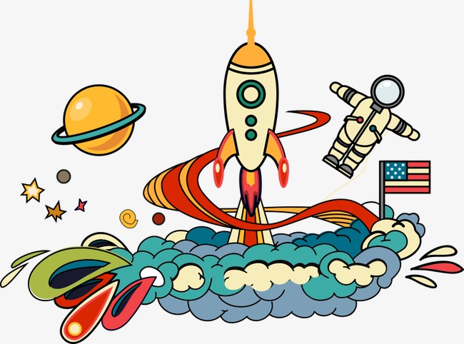 650x482 Space Rocket, Rocket, Creative Rocket, Rocket Launch Png Image