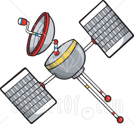 450x418 Man Made Spacecraft Clip Art