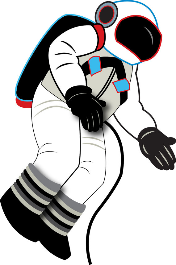 570x859 Clip Art Scrapbook, Astronaut, Digital Cut Outs, Clip Art Digital