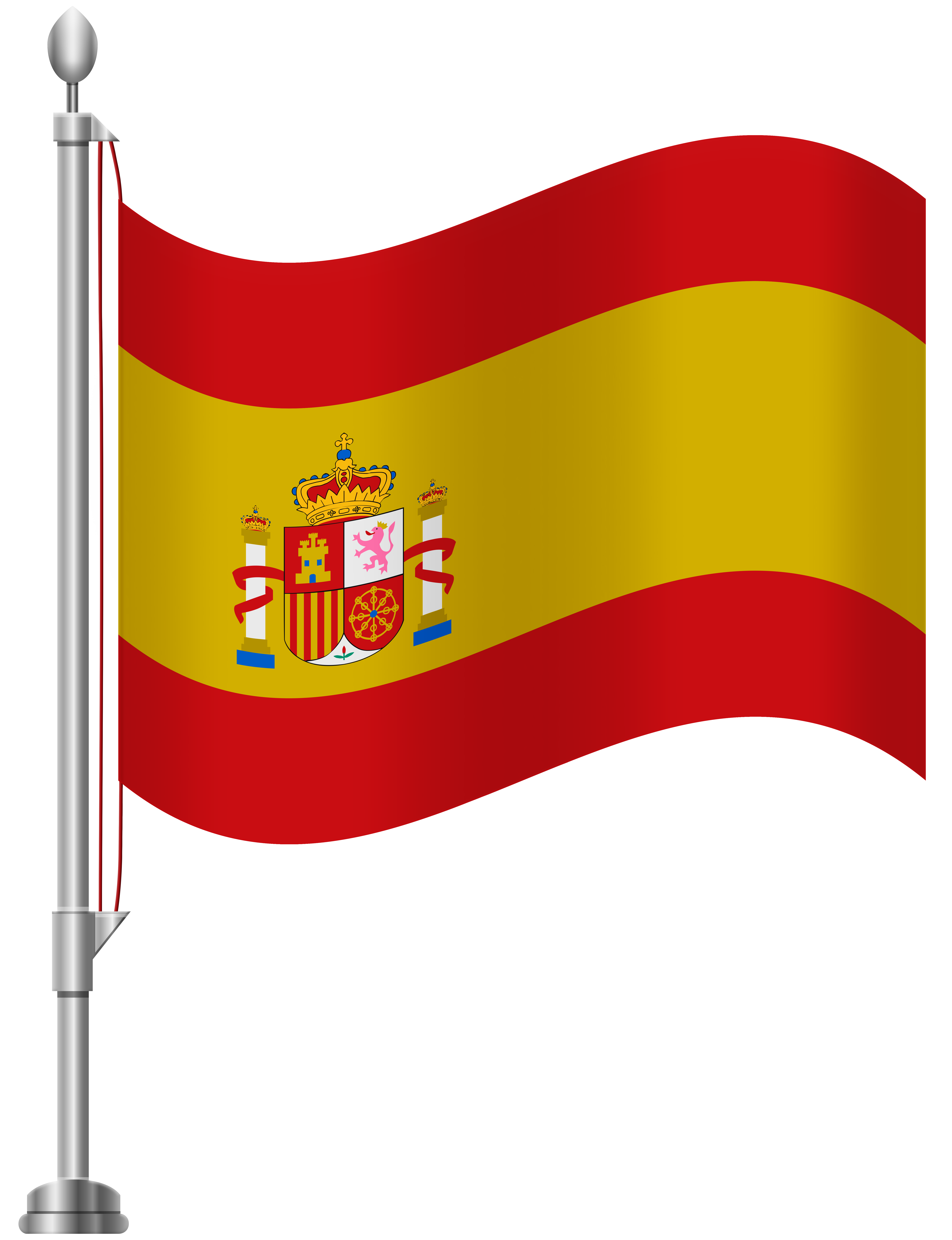 6141x8000 Spain Flag Png Clip Art