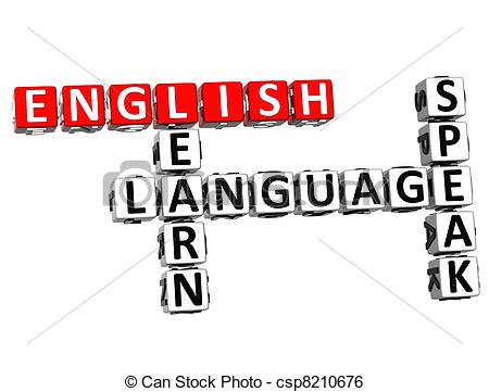 450x361 3d Spanish Language Crossword On White Background Stock