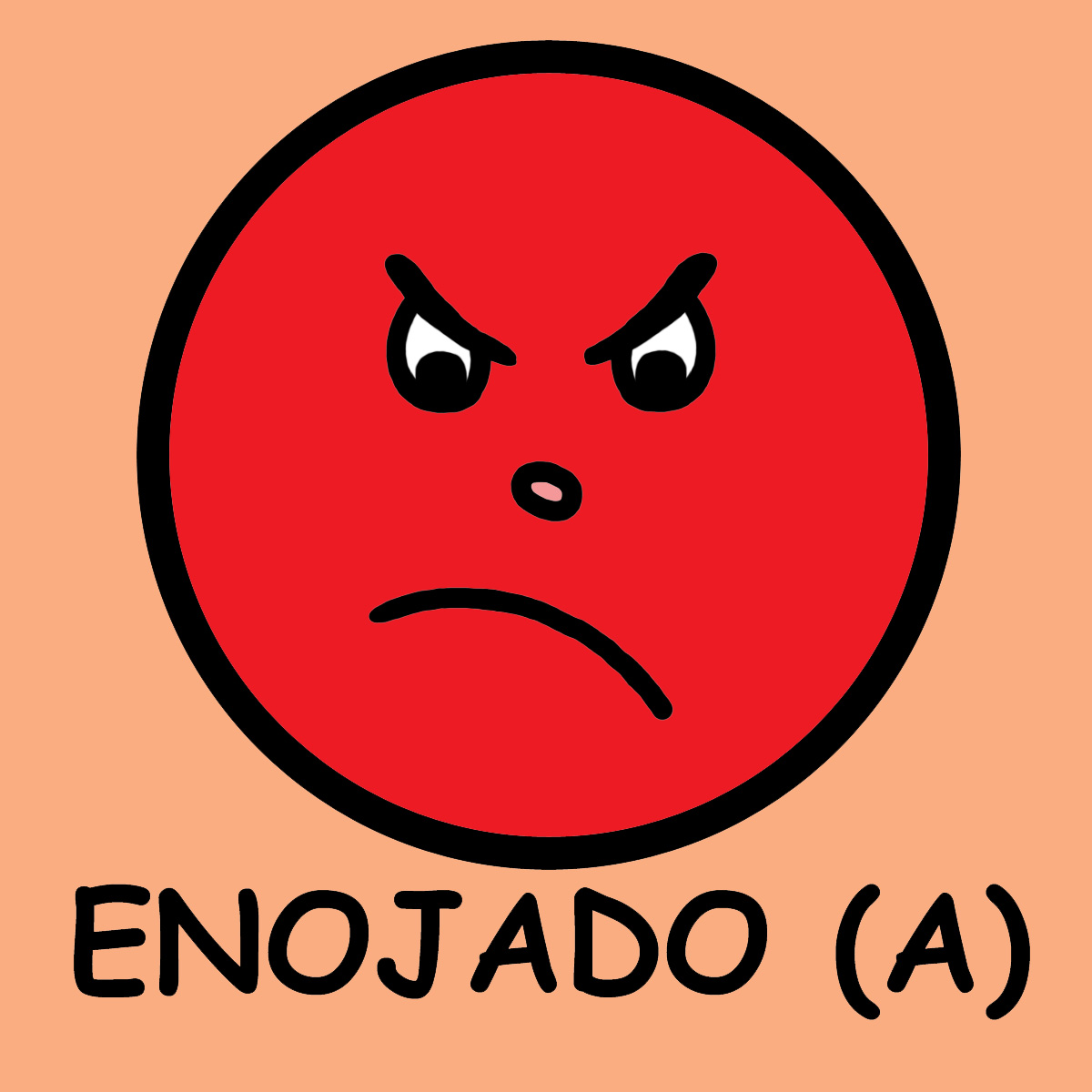 1200x1200 Clip Art Spanish Angry Color Clipart Panda