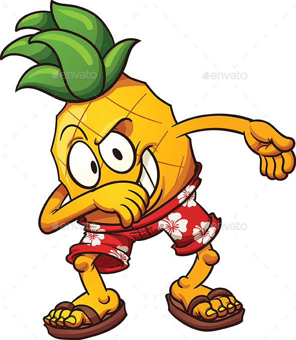 590x677 Dabbing Pineapple By Memoangeles Graphicriver
