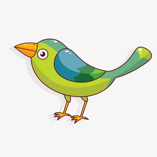 500x500 Cartoon Sparrow Vector, Birds, Cartoon Birds, Ps Creative Posters