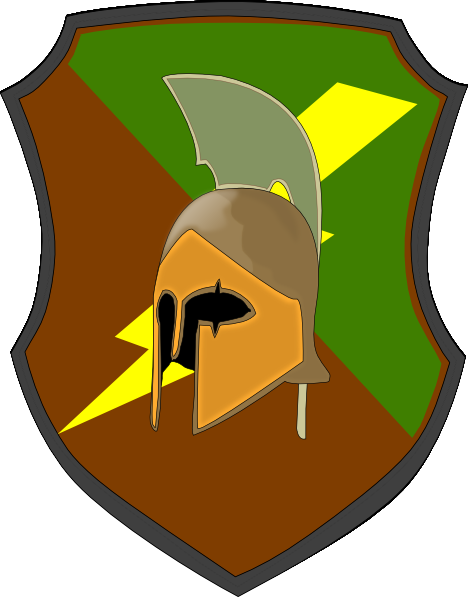 468x597 Lightning Spartan Shield Clip Art